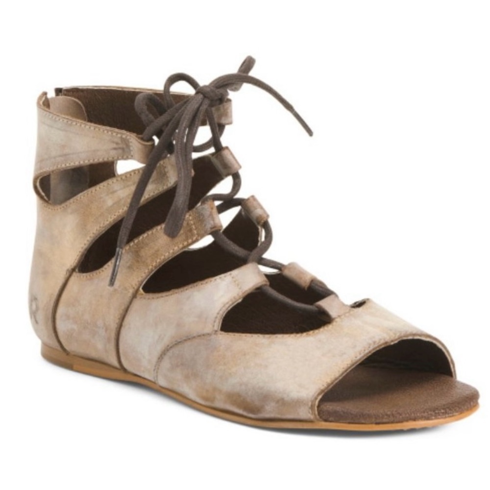 NWT Bed Stu Suede Winnie Flat Sandals - 8.5